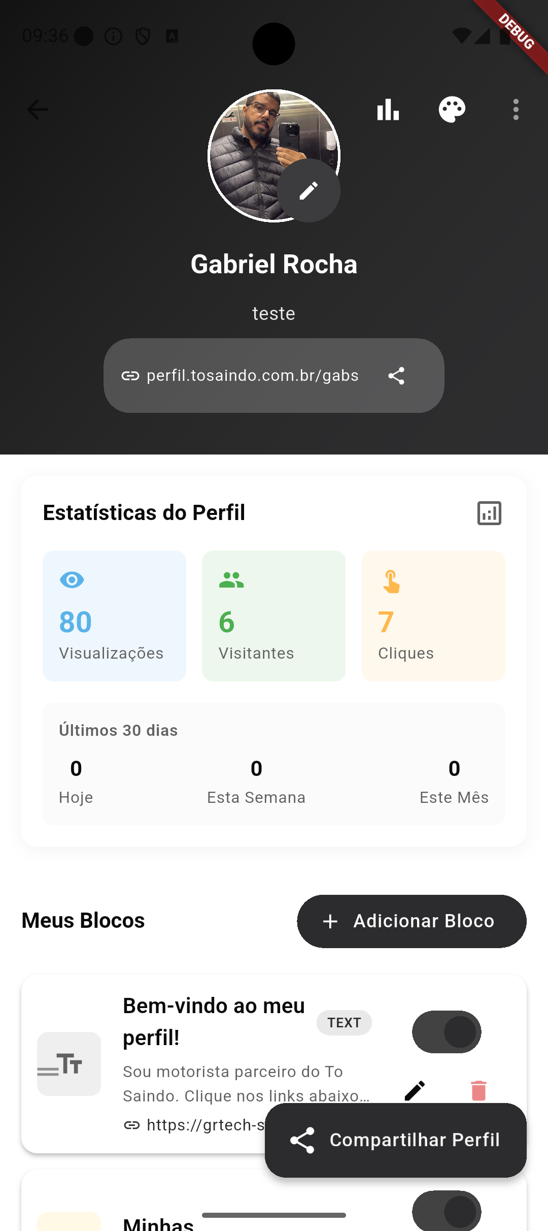 Perfil Público Profissional